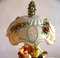 Grande Lampe de Bureau Rococo Antique avec Abat-Jour en Porcelaine par Capodimonte, Italie 4