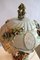 Grande Lampe de Bureau Rococo Antique avec Abat-Jour en Porcelaine par Capodimonte, Italie 7