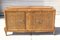 Art Deco French Walnut and Brass Sideboard, 1940s, Image 5
