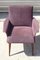 Lounge Chairs in Purple Velvet and Varnished Wood, France, 1950s, Set of 2 24
