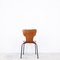 Swedish Teak and Black Metal Side Chair, 1960s 7