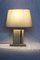 Travertine and Brass Table Lamp, 1970s 6