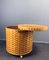 Wicker and Rattan Bar Cart, 1960s, Image 1