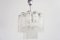 Lámpara colgante modelo Tronchi de tubo de vidrio de Venini, años 60, Imagen 2
