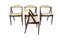 Teak Model 31 Dining Chairs by Kai Kristiansen for Schou Andersen, 1960s, Set of 4 3