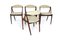 Chaises de Salon Modèle 31 en Teck par Kai Kristiansen pour Schou Andersen, 1960s, Set de 4 2