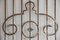 Large Antique Wrought Iron Door Grilles, Set of 2, Image 9