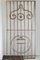 Large Antique Wrought Iron Door Grilles, Set of 2 2