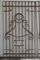 Large Antique Wrought Iron Door Grilles, Set of 2 2