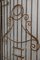 Large Antique Wrought Iron Door Grilles, Set of 2 5