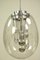 Lampada a forma di uovo in vetro a bolle di Doria Leuchten, anni '60, Immagine 9