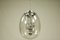 Lámpara colgante Bubble Egg de vidrio de Doria Leuchten, años 60, Imagen 2