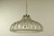 Light Frosted Ice Glass Pendant Lamp from Doria Leuchten, 1970s, Image 1