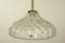 Light Frosted Ice Glass Pendant Lamp from Doria Leuchten, 1970s, Image 6