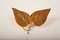 Vintage Italian Double Golden Leaf Sconce from Tommaso Barbi, 1970s, Image 2