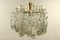 Vintage Glass Tube Chandelier from Doria Leuchten, 1960s, Immagine 9