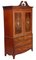 19th Century Marquetry Linen Press by Edwards and Roberts 3