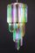 Lustre Spiral en Verre de Murano Multicolore, 1980s 6