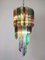 Multi Colored Murano Glass Spiral Chandelier, 1980s 8