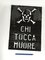 Italian Perforated Metal Chi Tocca Muore or Danger High Voltage Sign, 1950s 2