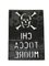 Italian Perforated Metal Chi Tocca Muore or Danger High Voltage Sign, 1950s, Image 3