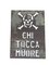 Italienisches Perforiertes Metall Chi Tocca Muore oder Danger High Voltage Schild, 1950er 1