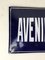 Argentinian Blue Enameled Metal Avenida Saint Martin Street Sign, 1950s 5