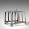 Small Vintage English Silver Toast Rack from Walker & Hall, 1947, Image 1