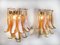 Vintage Italian Murano Glass and Metal Sconces, 1978, Set of 2 9