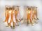 Vintage Italian Murano Glass and Metal Sconces, 1978, Set of 2, Image 9