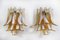 Vintage Italian Murano Glass and Metal Sconces, 1978, Set of 2 5