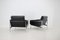 Steel and Leather Armchairs by Wolfgang Herren for Lübke, Germany, 1960s, Set of 2 13