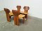 Chaises Africa par Afra & Tobia Scarpa pour Maxalto, 1970s, Set de 4 3