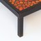 Tavolino rosso in ceramica, anni '60, Immagine 7
