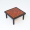 Red Ceramic Side Table, 1960s 2