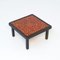 Tavolino rosso in ceramica, anni '60, Immagine 2