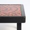 Red Ceramic Side Table, 1960s 13