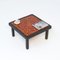 Red Ceramic Side Table, 1960s 4