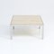 Square Coffee Table with Travertine Top from Reggiani, 1970s 6