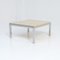 Square Coffee Table with Travertine Top from Reggiani, 1970s 5