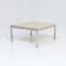 Square Coffee Table with Travertine Top from Reggiani, 1970s, Image 5