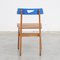 Blauer A Stuhl von Lucien Engels, 1950er 5
