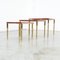 Decorative Nesting Tables by Aldo Tura, 1960s, Set of 3 10