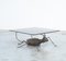 Coffee Table with a Handcrafted Metal Cricket Sculpture Base, 1970s, Image 10