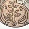 Piatto decorativo Mid-Century in ceramica dipinta a mano, anni '50, Immagine 8