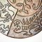 Piatto decorativo Mid-Century in ceramica dipinta a mano, anni '50, Immagine 10