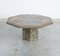 Brutalist Octogonal Coffee Table Attributed to Paul Kingma 1