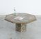 Brutalist Octogonal Coffee Table Attributed to Paul Kingma 7