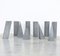 Zinc Geometric Models, 1930s, Set of 10 12