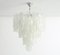 Murano Glass Fiamme Chandelier from Mazzega, 1970s, Image 1